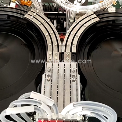 Vibroite Dual Bowl Vibratory Feeder for Plastic Parts with Dual Pins